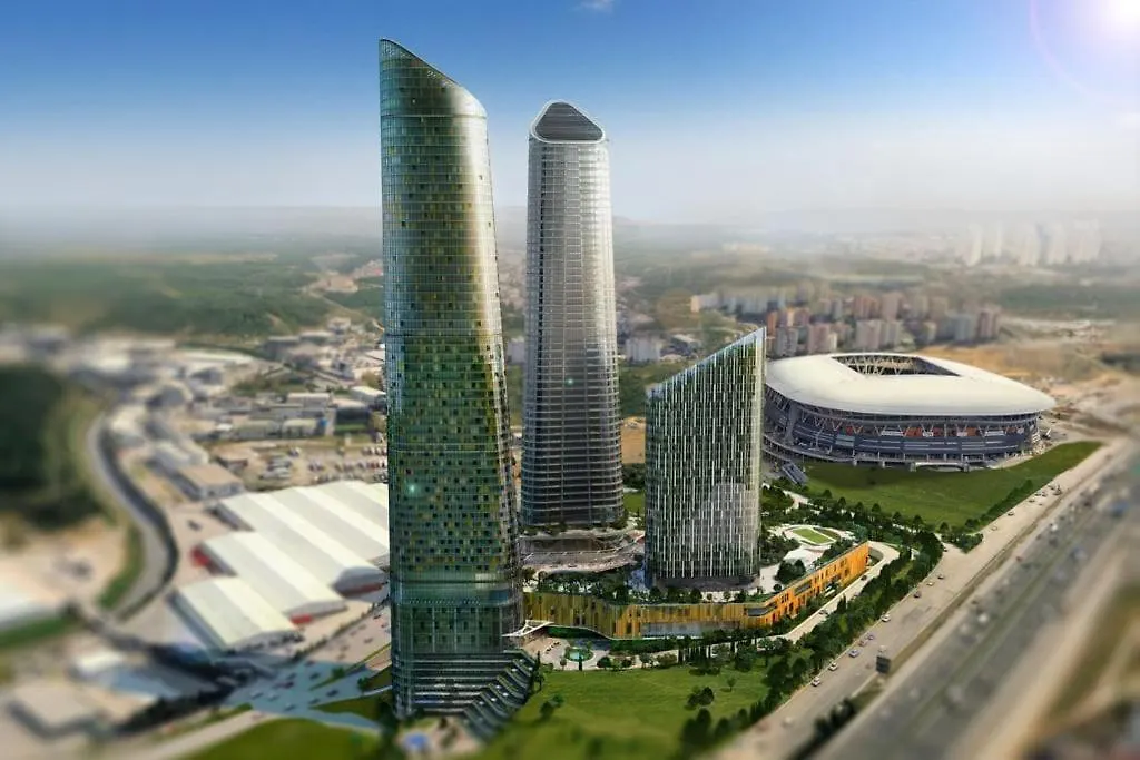 Skyland Luxury Tower Istanbul 1+1 With Terrace Apartment